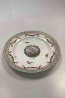 13 Royal Copenhagen Spisetallerkener Holsten-Gottorp Stellet fra 1783 ( Flora Danica Perlestel )