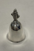Georg Jensen Dronning Sterling Sølv Bord Klokke No. 260.