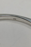 Moderne Trekantsformet Armring i Sterling Sølv