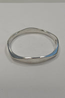 Brdr. Bjerring Kvadratformet Armring i Sterling Sølv