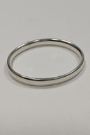 TG Moderne Ovalformet Armring i Sterling Sølv