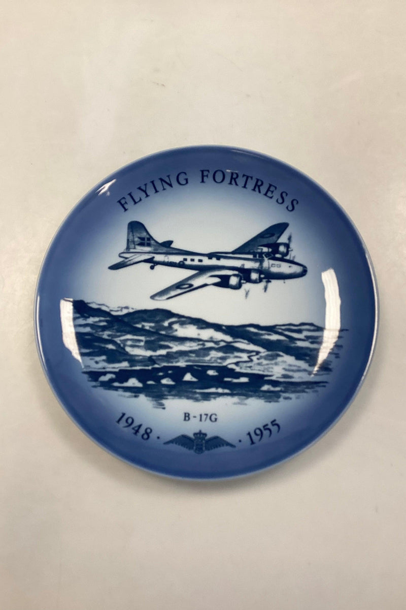 Danish Aviation Plate No 17 - 1992 Flying Fortress B-17G 1948 1955 - Danam Antik