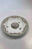 13 Royal Copenhagen Spisetallerkener Holsten-Gottorp Stellet fra 1783 ( Flora Danica Perlestel )