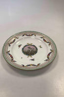 13 Royal Copenhagen Spisetallerkener Holsten-Gottorp Stellet fra 1783 ( Flora Danica Perlestel )