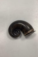 Antik Tobaksdåse udført i horn med sølv dekoration muligvis fra Island - Danam Antik