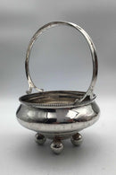 A Dragsted Sølv Kandis skål (1919) Kuglefødder og fast hank