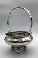 A Dragsted Sølv Kandis skål (1919) Kuglefødder og fast hank