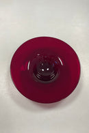 Holmegaard Jacob Bang Glas skål i sjælden rød farve