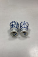 Royal Copenhagen Musselmalet Riflet Salt- og Pebersæt No. 467/480