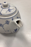 Royal Copenhagen Musselmalet Riflet Hotel Tekande med Logo No. 2220