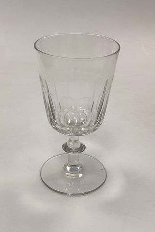 Holmegaard Christian VIII Rødvinsglas Gammelt med bred fod - 16,5