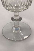 Holmegaard Christian VIII Rødvinsglas Gammelt med bred fod - 16,5
