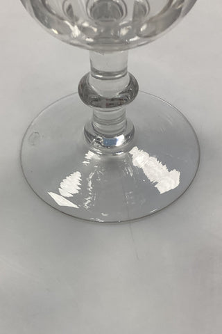Holmegaard Christian VIII Rødvinsglas Gammelt med bred fod - 15,4 cm