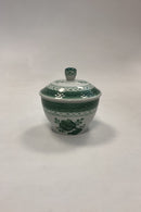Royal Copenhagen Green Tranquebar Sugar Bowl No. 953