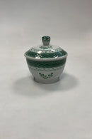 Royal Copenhagen Green Tranquebar Sugar Bowl No. 953