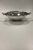 Georg Jensen Sterling Sølv Oval Skål af Harald Nielsen No. 636