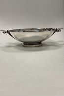 Georg Jensen Sterling Sølv Oval Skål af Harald Nielsen No. 636