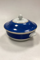 Royal Copenhagen Liselund Mørkeblå Terrin med låg No. 174/173