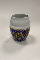 Royal Copenhagen Liselund Mørkeblå Vase No. 678