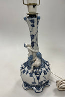 Royal Copenhagen Musselmalet Helblonde Lampe / underdel til 5 armet lysestage No 1006