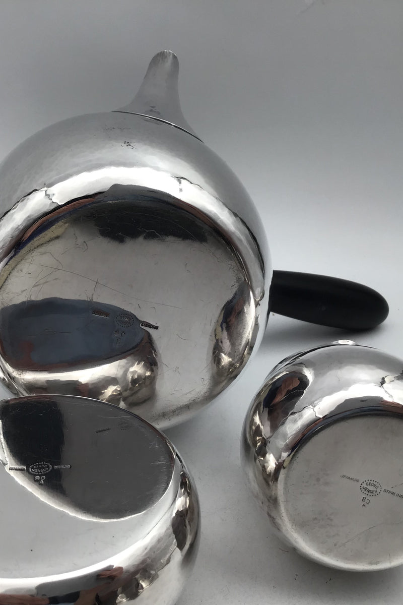 Georg Jensen Sterling Sølv Kaffesæt No. 80