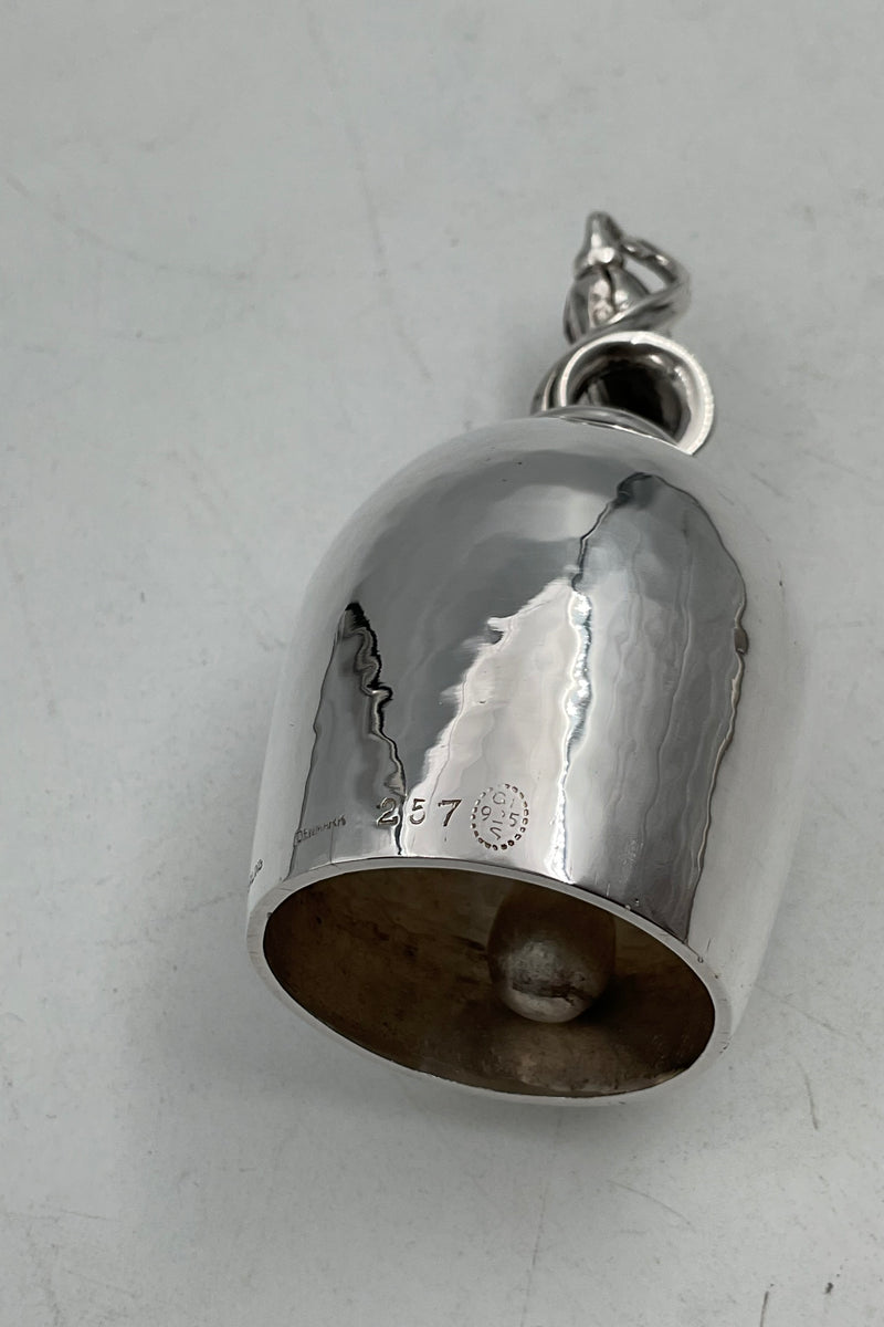 Georg Jensen Sterling Sølv Magnolia Bordklokke No 257
