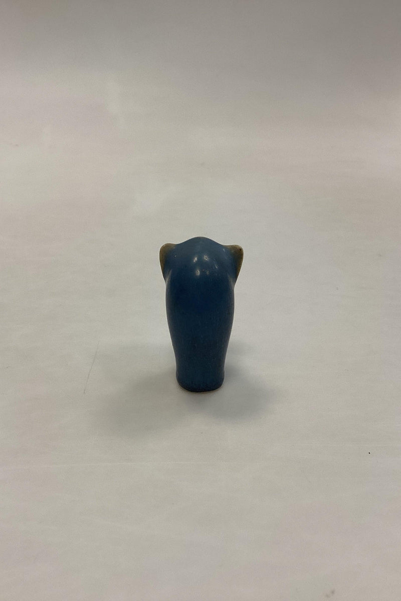 Palshus Keramik Figur Blå Elefant af Kjeld Jordan - Danam Antik