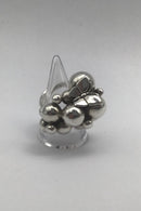 Georg Jensen Sterling Sølv Moonlight Grapes Ring (Sommerfugl)