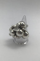 Georg Jensen Sterling Sølv Moonlight Grapes Ring (Sommerfugl)