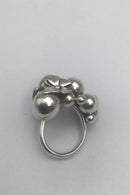 Georg Jensen Sterling Sølv Moonlight Grapes Ring (Sommerfugl)