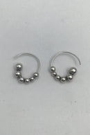 Georg Jensen Sterling Silver Earrings Moonlight Grapes (No. 551L)