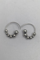 Georg Jensen Sterling Silver Earrings Moonlight Grapes (No. 551L)