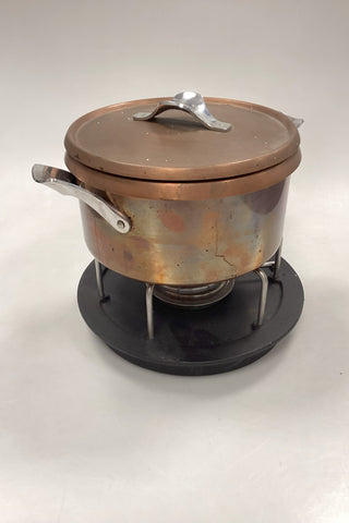 Georg Jensen fondue grydesæt i Kobber