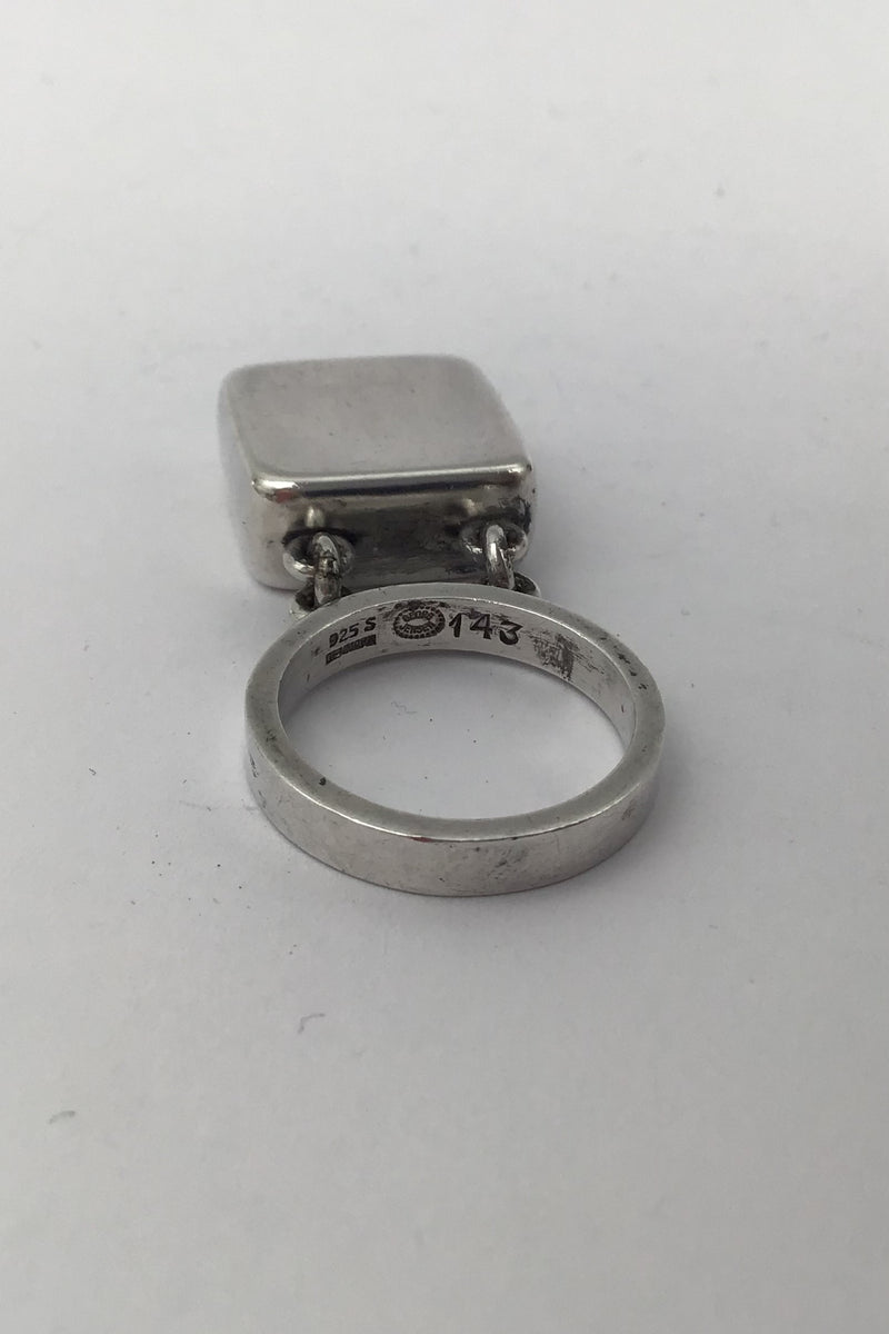Georg Jensen Sterling Sølv Ring No. 143 Astrid Fog