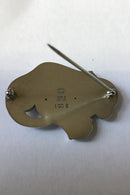 Georg Jensen Sterling Silver ブローチ No 100B オパール