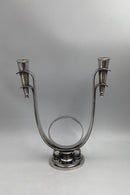 Georg Jensen Sterling Sølv To-armet Art Deco Lysestage No. 758