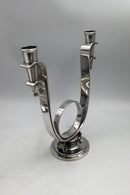 Georg Jensen Sterling Sølv To-armet Art Deco Lysestage No. 758