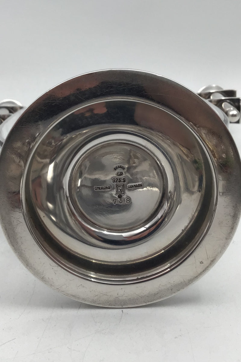 Georg Jensen Sterling Sølv To-armet Art Deco Lysestage No. 758