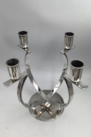 Frantz Hingelberg Sterling Sølv Fire-armet Art Deco Lysestage (1932)