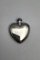 Christian Michelsen Sølv Hjerteformet Parfumeflacon