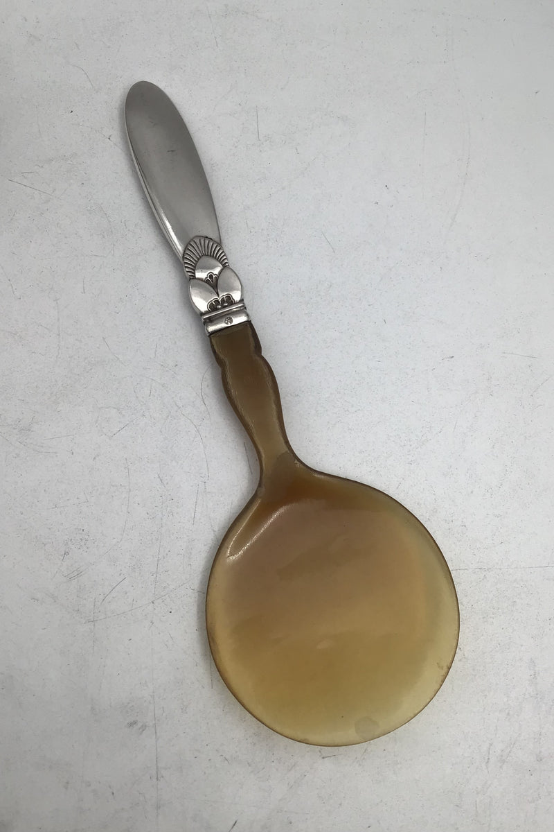 Georg Jensen Sterling Sølv Kaktus Serveringsspade No. 356 (Horn)