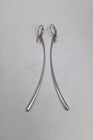 Georg Jensen Sterling Sølv Øreringe No. 451 UNO