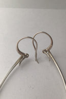 Georg Jensen Sterling Sølv Øreringe No. 451 UNO