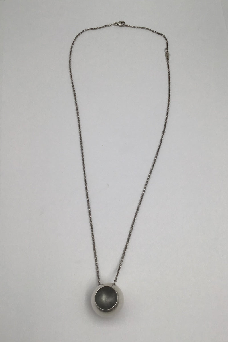 Georg Jensen Sterling Sølv Halskæde med Vedhæng No. 509 Cave