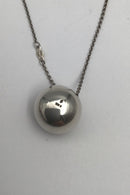 Georg Jensen Sterling Sølv Halskæde med Vedhæng No. 509 Cave