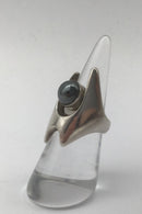 Georg Jensen Sterling Sølv Ring No. 139 Hæmatit