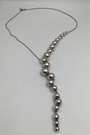 Georg Jensen Sterling Sølv Moonlight Grapes Halskæde