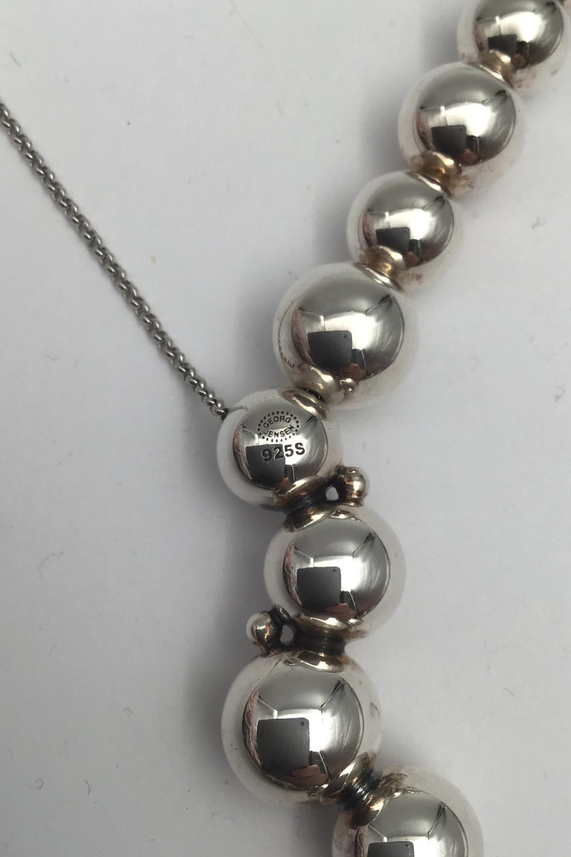 Georg Jensen Sterling Sølv Moonlight Grapes Halskæde