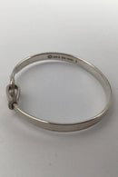 Georg Jensen Sterling Sølv Torun Armring No. 204 (Pavé Diamonds 0,06 ct)