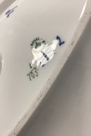 Royal Copenhagen Musselmalet Riflet Stort aflangt Fiskefad No. 105
